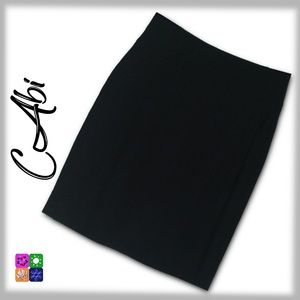 CAbi - Black Pencil Skirt - Size 8